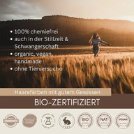 Profi-Pflanzenhaarfarbe SET "warmes dunkles Sahara Blond - warm dark Sahara blond"