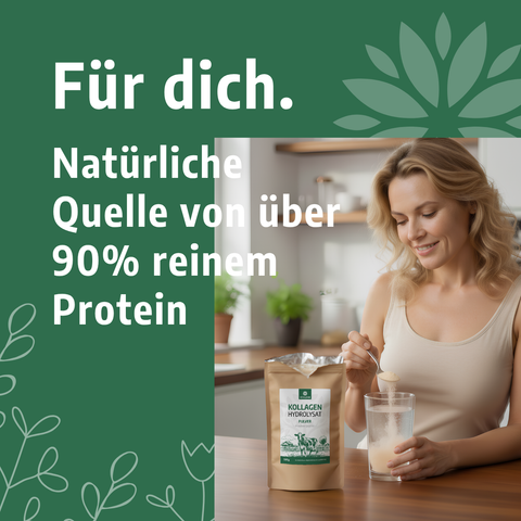Kollagen Hydrolysat Pulver - Kollagenprotein - aus zertifizierter Weidehaltung - 500 g