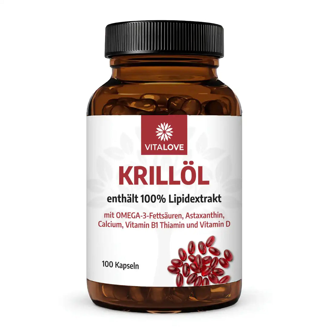 VITALOVE krill oil rich in Omega-3 fatty acids EPA DHA