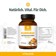 Capsule Curcuma Forte (con pepe nero) – 100 capsule