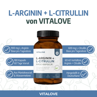 L-Arginin-L-Citrullin-Kapseln