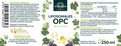 Liposomales OPC - 130 mg pro Tagesdosis (10 ml) - 250 ml