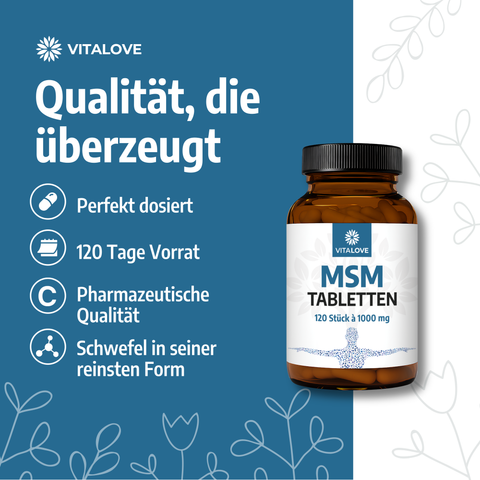 MSM-Tabletten-VITALOVE