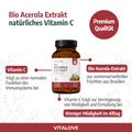 Bio Acerola Extrakt von Vitalove mit Vitamin C und Produktvorteilen