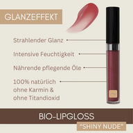 Lucidalabbra Biologico Shiny Pink + Shiny Nude – Nutriente, Coprente + Cruelty-Free | Cosmetici Naturali