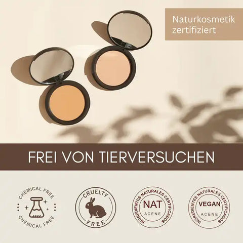 Organic Powder - Mattifying, Vegan + Chemical-Free Make-up for Every Skin Type