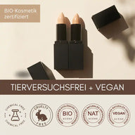 Correttore biologico | naturale, vegano ed efficace – per una pelle impeccabile in 2 tonalità