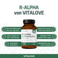 Eigenschaften der VITALOVE R-Alpha-Liponsäure Kapseln im Überblick