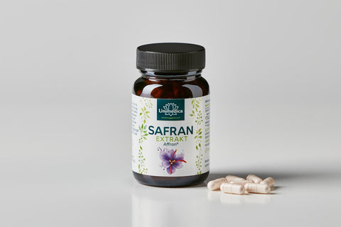 Safran Kapseln - mit 30 mg Affron® Safran-Extrakt pro Tagesdosis (2 Kapseln) - 3,5 % Lepticrosalide - 120 Kapseln