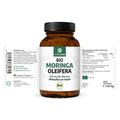 Etikett der Bio Moringa Oleifera Kapseln