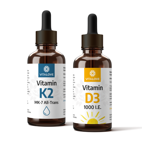 VITALOVE - D3 + K2 Tropfen Set
