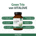VITALOVE-Green-Trio_Chlorella-Spirulina-Gerstengras-Presslinge