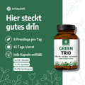 VITALOVE-Green-Trio_Chlorella-Spirulina-Gerstengras-Presslinge