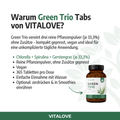 VITALOVE-Green-Trio_Chlorella-Spirulina-Gerstengras-Presslinge