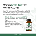 VITALOVE-Green-Trio_Chlorella-Spirulina-Gerstengras-Presslinge