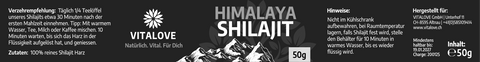 Himalaya Shilajit Harz – 50g Reines Naturharz
