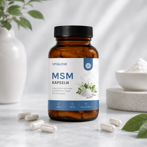 MSM Kapseln mit 1000 mg reinem MSM – 180 Kapseln