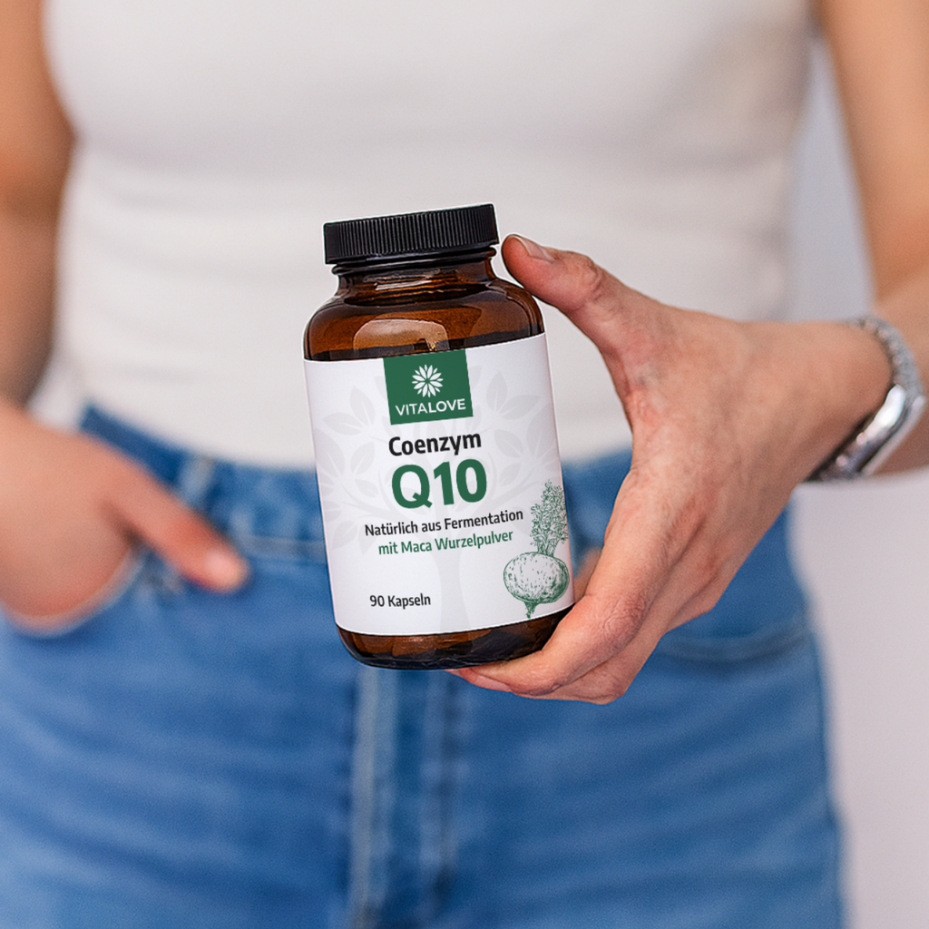 Coenzym Q10 Kapseln mit Maca Wurzelpulver - 90 Stück