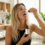 Einfache Anwendung der Vitamin D3 Tropfen