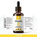 Natürliche Vitamin E Tropfen aus Sonnenblumenkernen