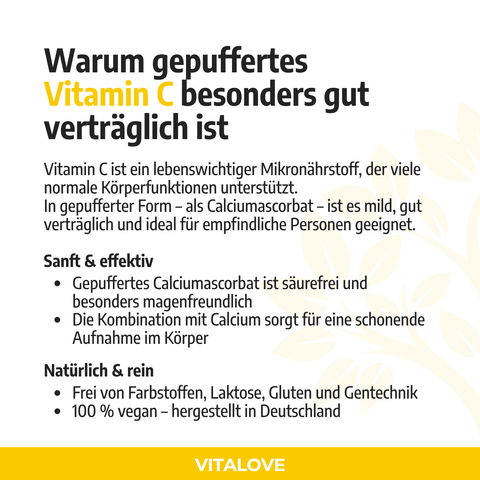 Vitamin C (gepuffert) – 180 Kapseln