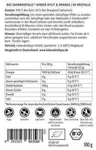 Bio Zahnkristalle® Bambini Xylit & Arancia