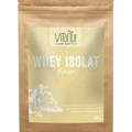 Vitanur Whey Isolat Pulver 600g Beutel, naturbraune Verpackung mit Kuh-Illustration