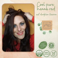 Professional Plant Hair Colour SET "Cool Pure Henna Red"