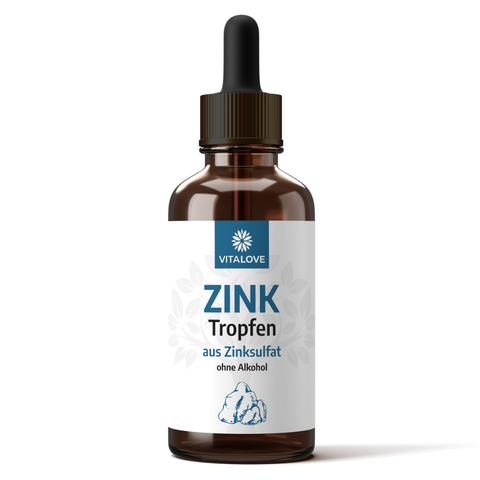 Alkoholfreie Zink Tropfen von VITALOVE in 100-ml-Flasche