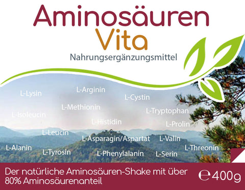 Bio Aminoacidi Vita (aminoacidi e proteine ​​naturali) Confezione da 400 g