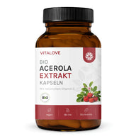 Natürliches Vitamin C Kapseln - Bio Acerola Extrakt von VITALOVE