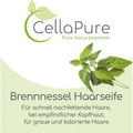 CellaPure Brennnessel Haarseife - VITALOVE - Naturprodukte
