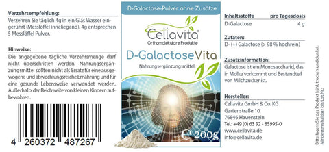 D-Galactose Vita 200g im Glas