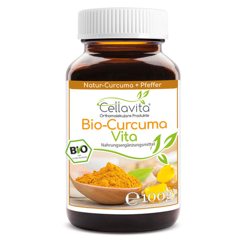 Curcuma bio - 100g en pot (réserve de 25 jours)
