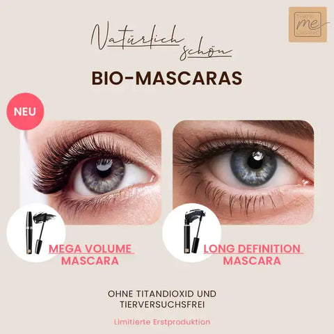 Organic Mascara "Mega Volume Mascara" for Extra Voluminous Lashes | Mascara | Natural Cosmetics