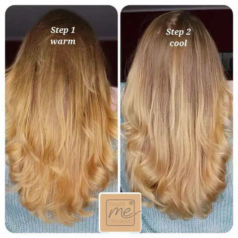 SET professionale per la colorazione vegetale dei capelli, impacco incolore per volume e lucentezza "cool shiny hair pack"