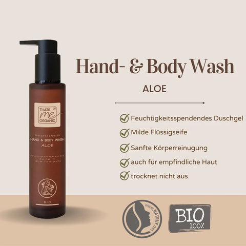 BIO-Hand & Body Wash Aloe 200ml Naturkosmetik