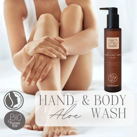 Hand & Body Wash Bio 250 ml, végétalien bio fraîchement parfumé