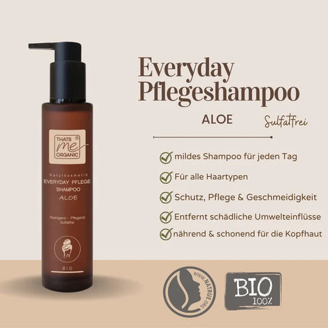 Limited Edition: Bio-Pflege Shampoo "Everyday" Aleo Naturkosmetik 50ml