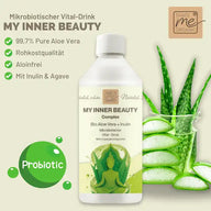 Jus d'Aloe Vera bio « My Inner Beauty » – Boisson vitalité prébiotique | 500 ml