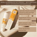 Textur der Bio Sonnencreme Gesicht LSF 30+