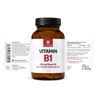 Gélules de vitamine B1 (Thiamine HCl) – 150 gélules