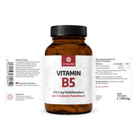 Vitamin B5 Capsules (Pantothenic Acid) - 200 Capsules