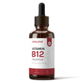 VITALOVE Vitamin B12 Tropfen, bioaktiv und alkoholfrei, 50 ml – Produktflasche von vorne