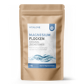 VITALOVE Zechsteiner Magnesium Flocken, 1 kg – Produktverpackung für Fuss- und Vollbäder
