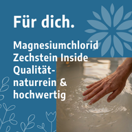 Für-dich-Grafik mit VITALOVE Zechsteiner Magnesium Flocken zur äusserlichen Badeanwendung