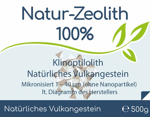 Zeolite naturale (100%) - clinoptilolite - 500g