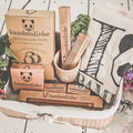 Bambus Geschenkkorb Set - VITALOVE - Naturprodukte