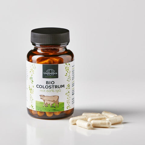 Bio Colostrum - 600 mg - mit 60% IgG - 60 Kapseln