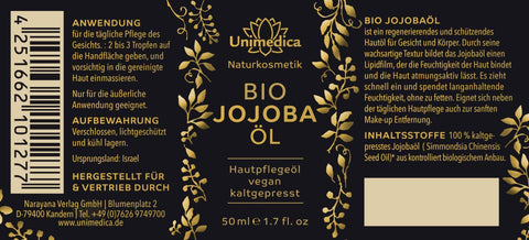 Bio Jojobaöl - 50 ml